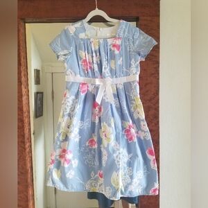 Girl's Blue Floral Hanna Anderrson Dress